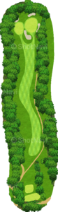 No.15のコースレイアウト