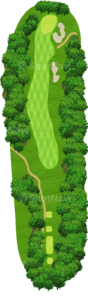 No.15のコースレイアウト