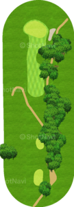 No.9のコースレイアウト