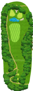 No.15のコースレイアウト